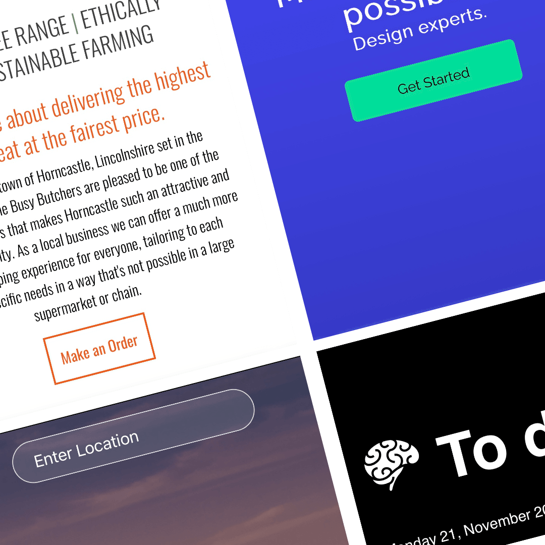 An Image showing some of the work I've created